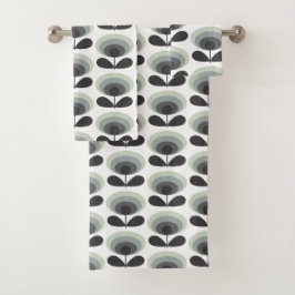 Mid Century Scandinavian Modern Retro Flower Bloom