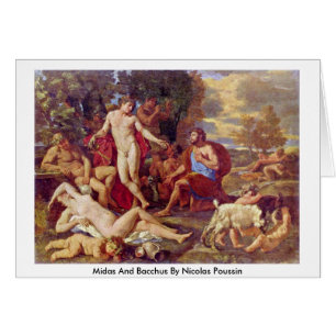 Midas Y Baco Por Nicolas Poussin