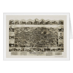 Middleborough, mapa panorámico de las MAMÁES -