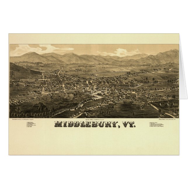 Middlebury VT 1886 (Anverso (Horizontal))