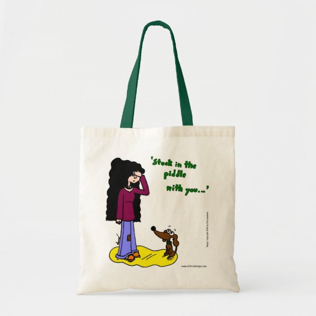 Midge "Atrapado En El Piddle Contigo" Bolsa De Tot (Frente)