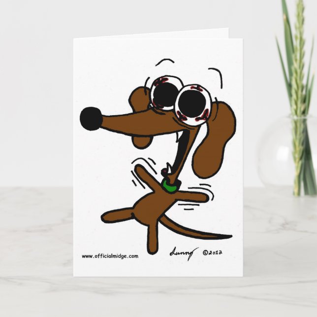 Midge "¡¿Eres tan viejo?!" Tarjeta de cumpleaños f (Anverso)