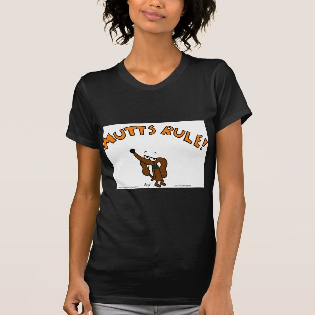 Midge LOS PERROS MESTIZOS MANDAN Camiseta de mujer (Anverso)