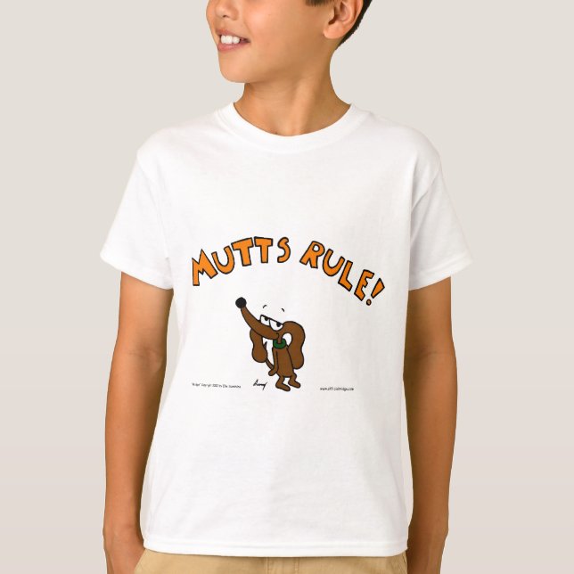 Midge MUTTS RULE Kids Camiseta básica (Anverso)