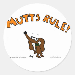 Midge MUTTS RULE Pegatinas - Conjunto de 20