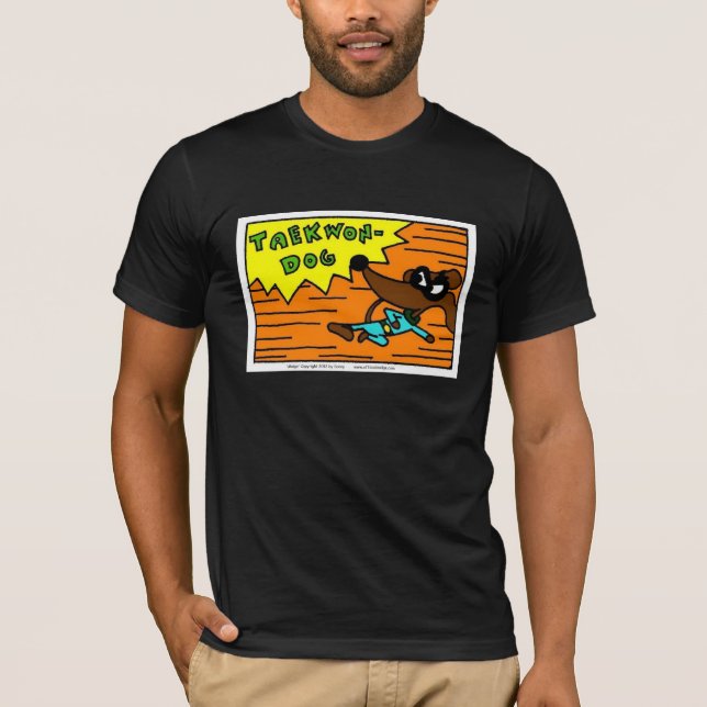 Midge "TAEKWON-DOG" significa camiseta básica (Anverso)