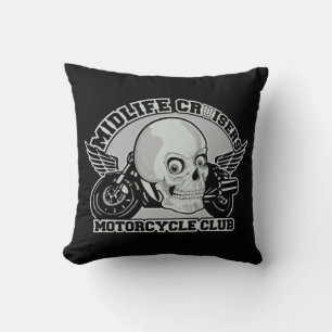 Midlife Cruisers MC personalizado tirando almohada
