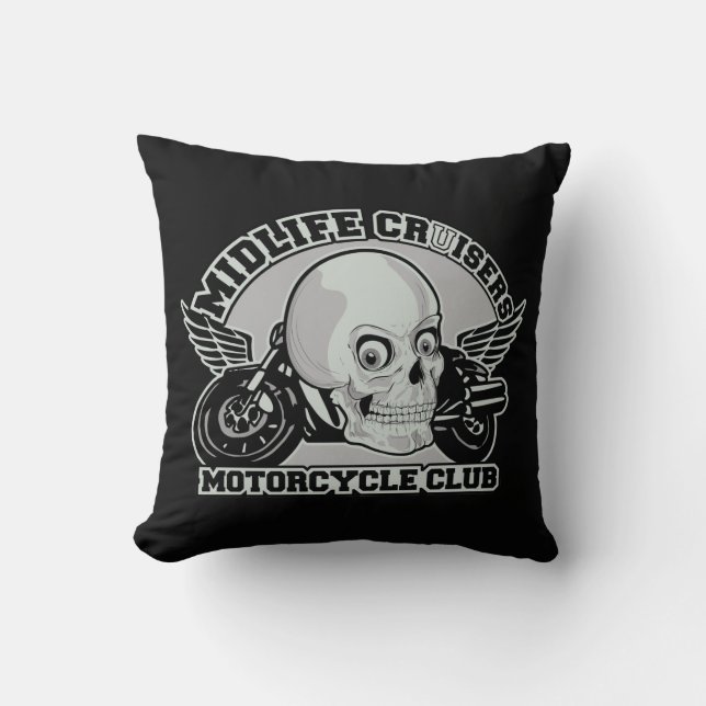 Midlife Cruisers MC personalizado tirando almohada (Anverso)
