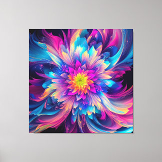 Midnight Bloom - Edición 002 Arte de tela envuelto