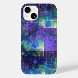 Midnight Bloom iPhone 14 Funda - Floral abstract