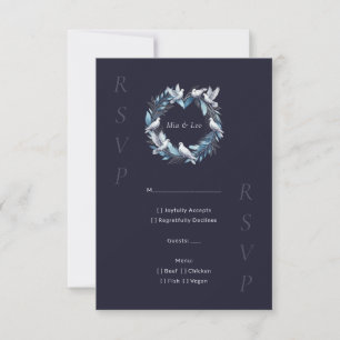 Midnight Blue and Wreath / Boda Azul y Corona