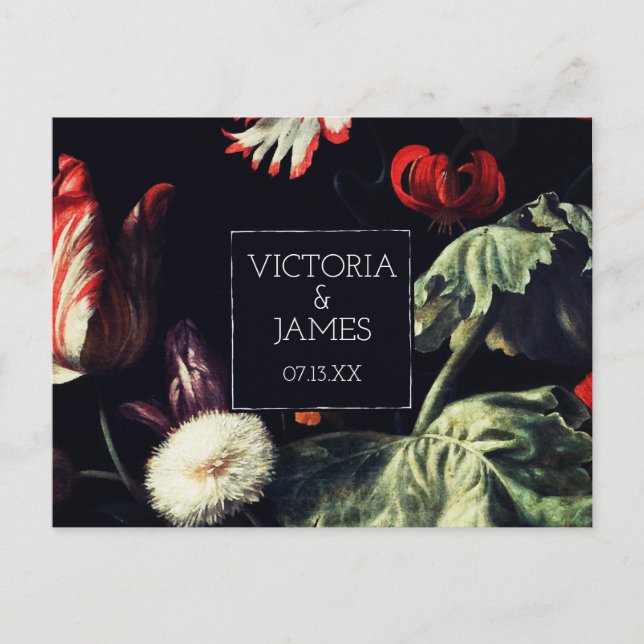 Midnight Garden | Guardar la postal de fecha (Anverso)