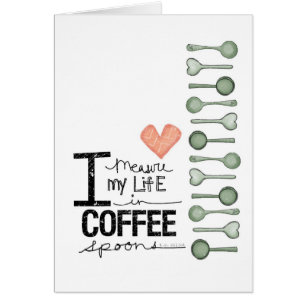 Mido mi vida en cucharitas de café