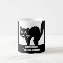 Miedo de Fibrophobia de la taza de café de las