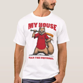 Miedo de la camiseta de la ardilla de la reunión