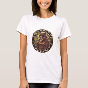 Miel, ¿a qué precio? Camiseta divertida de oso con