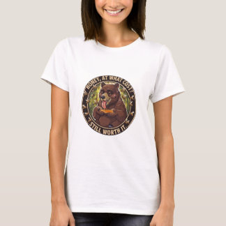Miel, ¿a qué precio? Camiseta divertida de oso con