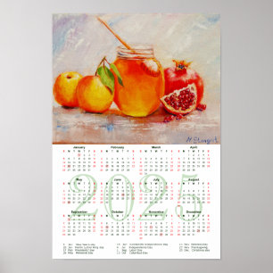 Miel, manzanas y granadas. Calendario de arte 2025