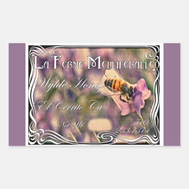 Miel - Pegatina de logotipos (Anverso)