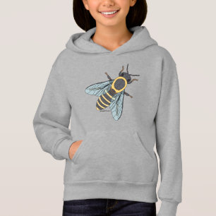Mielera (vívida) - Sudadera con capucha para niña