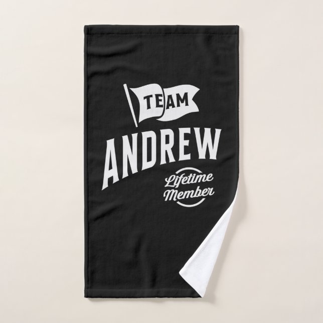 Miembro de Team Andrew Lifetime (Toalla de mano)