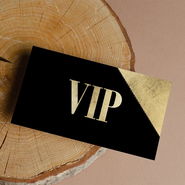 Miembro del club de tarjetas VIP de gafas de oro n (Geometric black gold glam VIP)