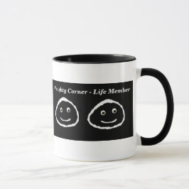 Miembro vitalicio, taza de la esquina traviesa