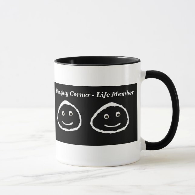 Miembro vitalicio, taza de la esquina traviesa (Derecha)