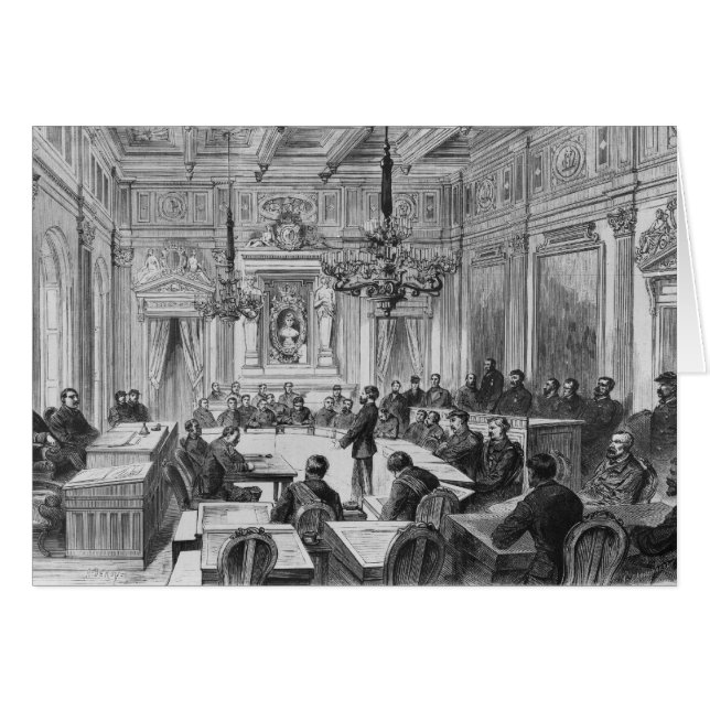 Miembros de la Comuna en sesión (Anverso (Horizontal))