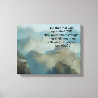 Mientras Las Águilas Se Elevan Lienzo Envuelto