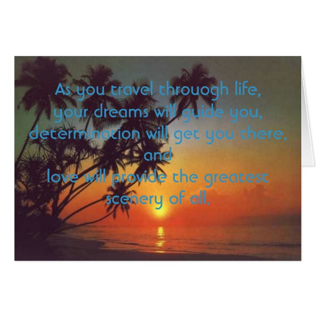 Mientras viajas por la vida, (Anverso (Horizontal))