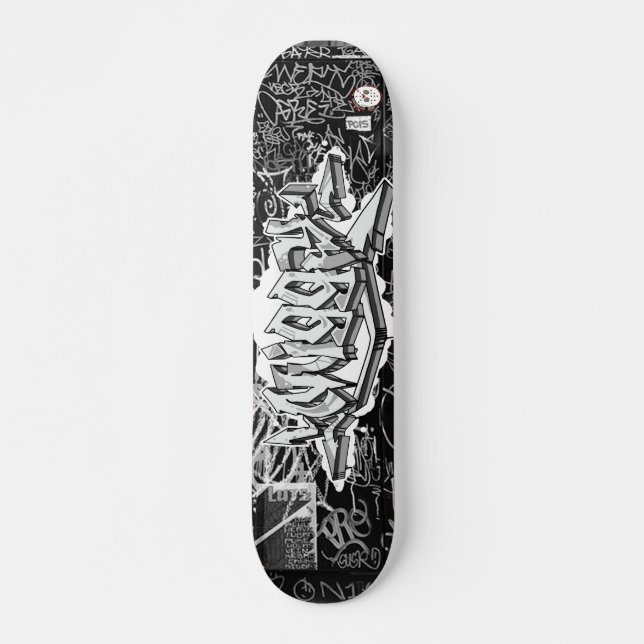 Miggy Graffiti Custom Personalized Cool Skateboard (Anverso )