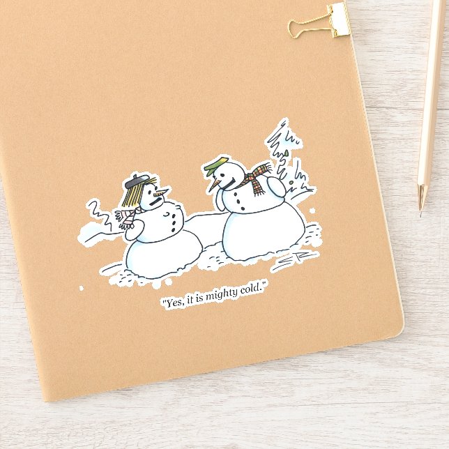 Mighty Cold pegatina (Cuaderno)