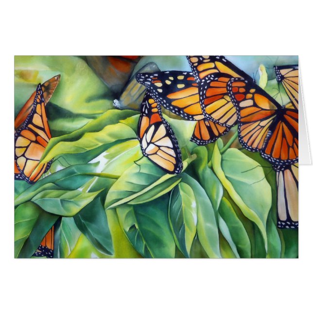 Migración de la luz de la mañana del monarca (Anverso (Horizontal))