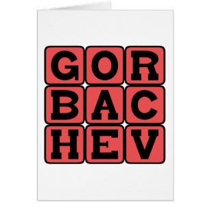 Mijail Gorbachov, líder ruso