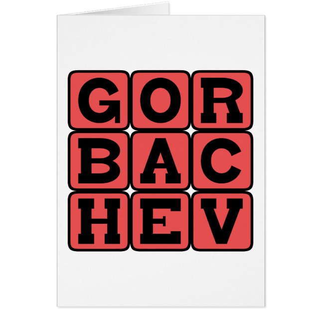 Mijail Gorbachov, líder ruso (Frente)