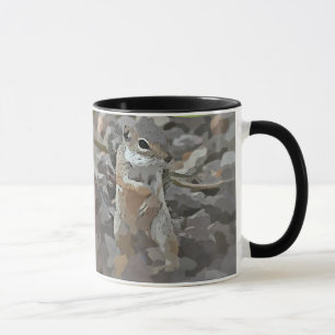 Mikey enrrollado dos entonó la taza de café