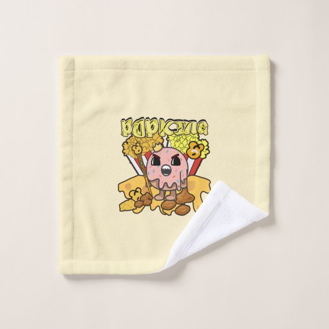 Mikitiez anime popcornking queso caramelo divertid (Toallita)