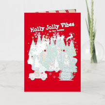 Mikitiez clásicas whitechristmas luz jollyholly