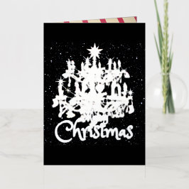 Mikitiez clásicas whitechristmas luz jollyholly