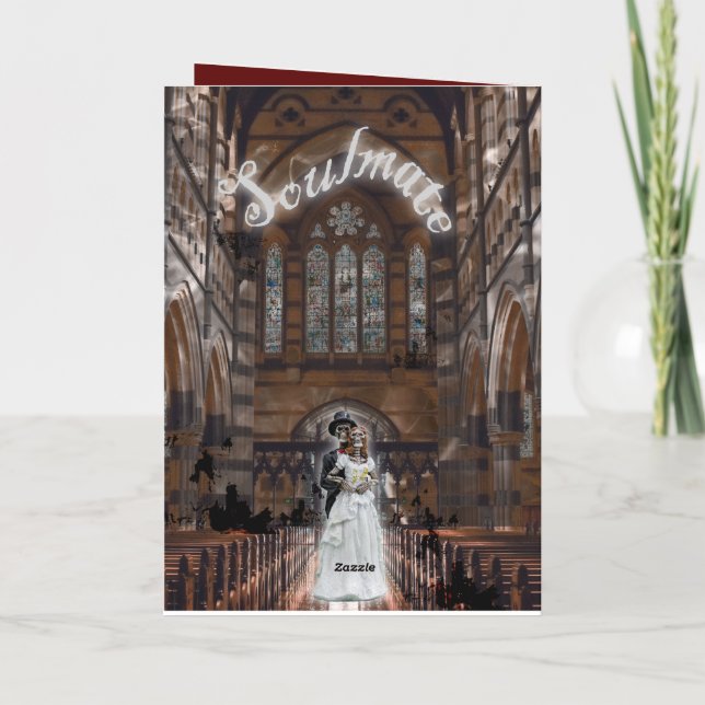 Mikitiez gothic halloween boda soulmate vintage (Reverso )