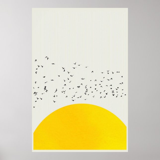 Mil Aves Impresión de Arte, Poster Aves Sun (Frente)