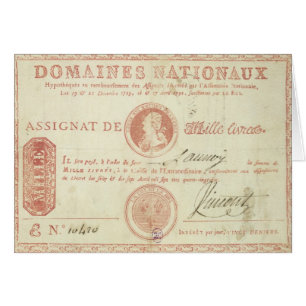 Mil billetes de banco del livre con Louis XVI