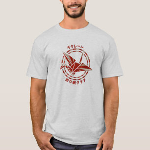 mil camisetas del club del origami de la grúa
