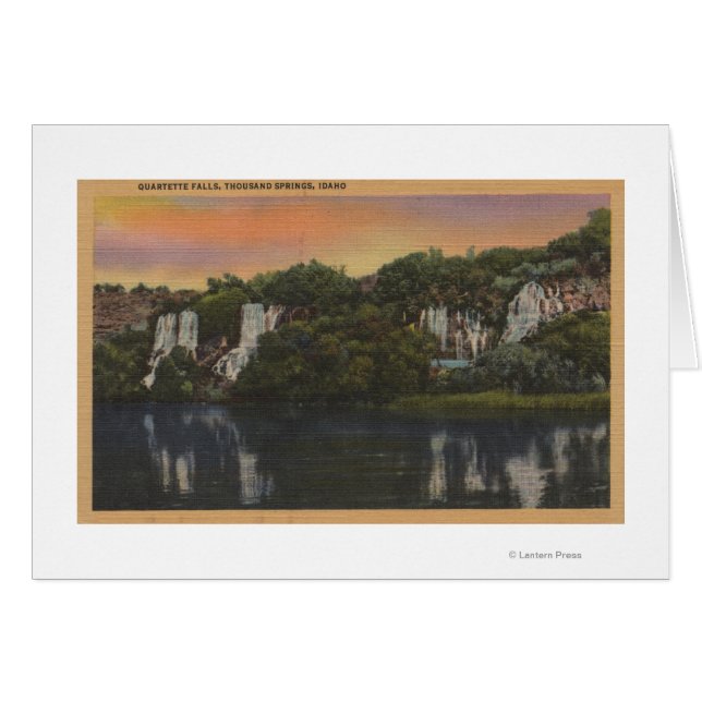 Mil manantiales, vista IDV de las cataratas de Cua (Anverso (Horizontal))