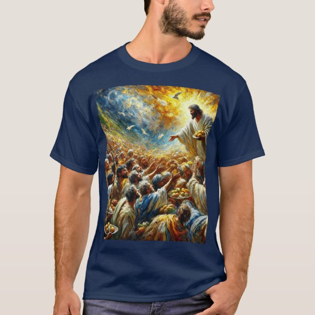 Milagro de la Multitud - Camisa de palos y pescadi (Anverso)