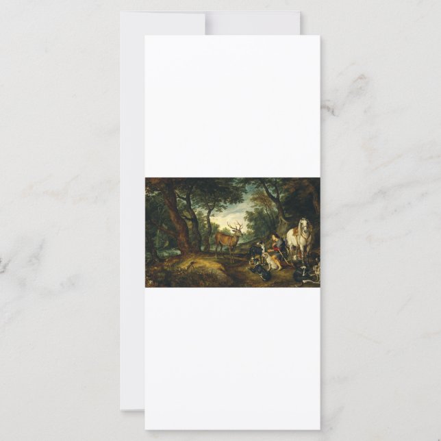 Milagro de San Hubert de Peter Paul Rubens (Anverso)