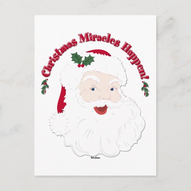 ¡Milagros de Navidad de Santa Vintage! (Anverso)
