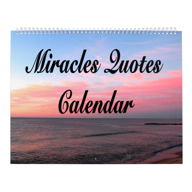 MILAGROS INSPIRADORES DE ESPERA CITA CALENDARIO (Tapa)