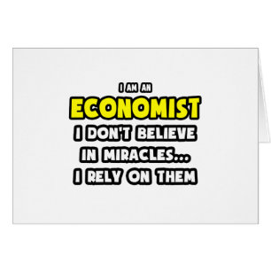 Milagros y economistas... Divertido